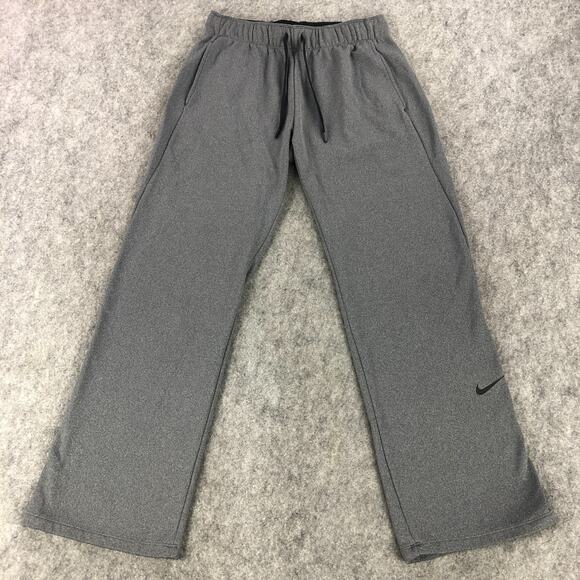 Nike Other - Nike Mens Sweatpants Small Gray Straight Drawstring Mid Rise Polyester Stretch